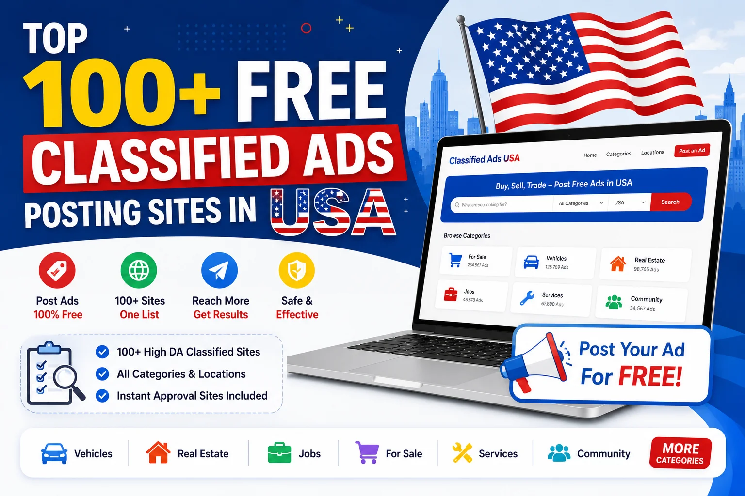 free classified ads posting sites in usa